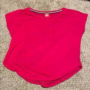 Nike Women's Bright Pink Short Sleeve Athletic Tee